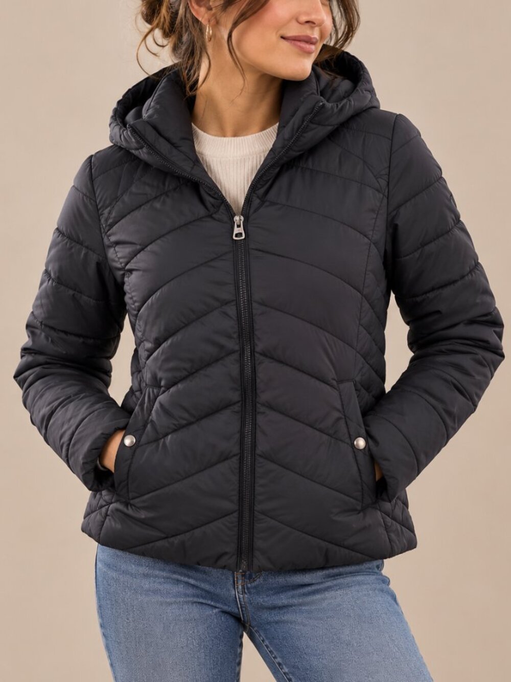 Lefties Quilted Puffer Jacket SMALL